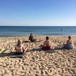 Yoga på stranden 2015 Resa till Portugal